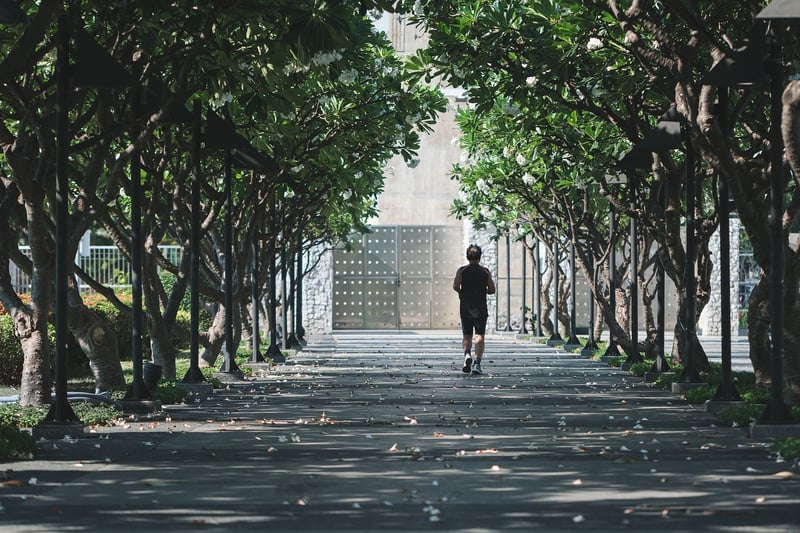 Woman exercising